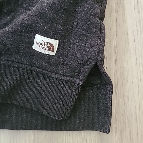 The North Face Longs Peak Quilted Crew Neck Pullover Sweatshirt XXL Heather Gray - Picture 3 of 7